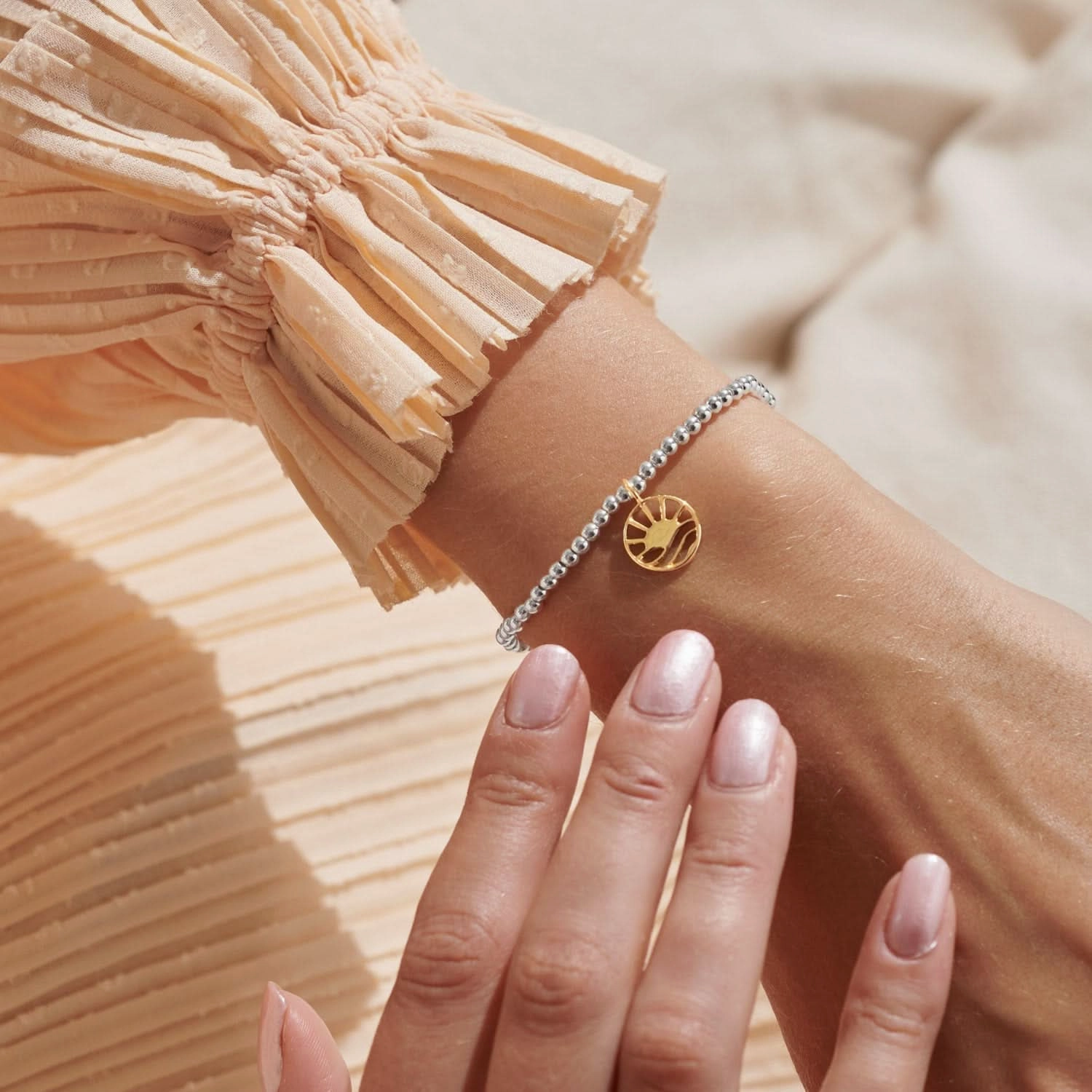 A Little Trust In the Magic of New Beginnings Silver & Gold Plated Bracelet 8154