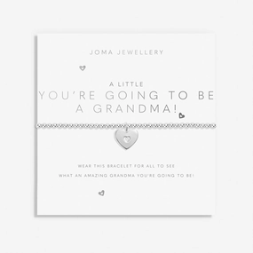 A Little You're Going To Be A Grandma! Silver Plated Bracelet 8167
