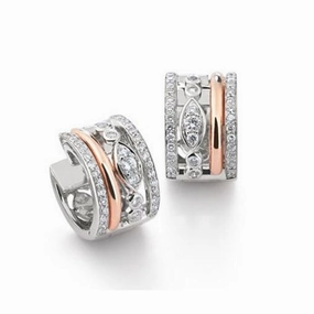 Al Coro Casino 18ct White Gold 0.75ct Diamond Earrings