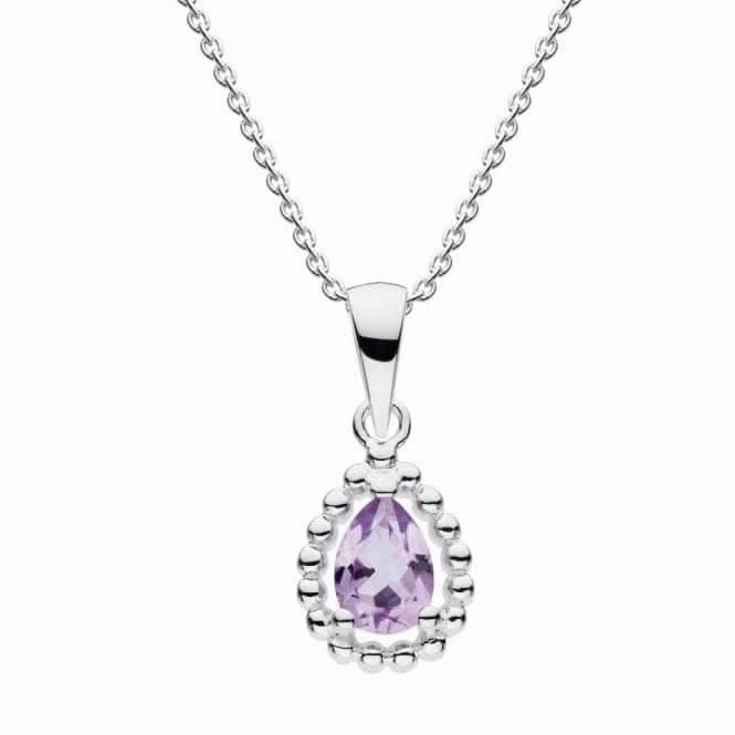 Amethyst Teardrop Bead Pendant 97828AM