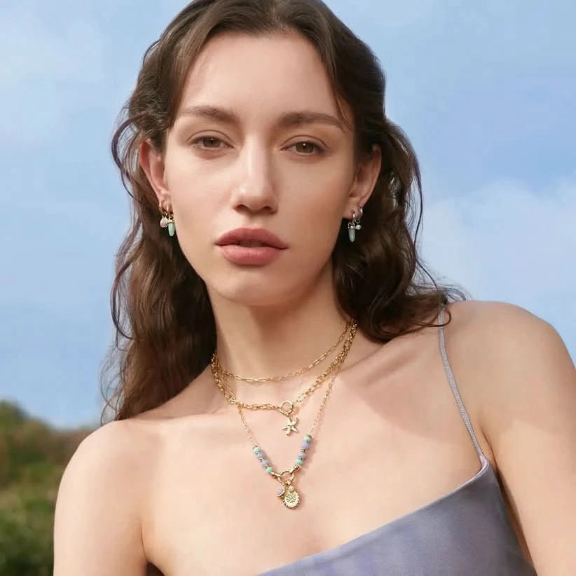 Ania Haie Gold Amazonite Drop Earring Charm EC055-03G