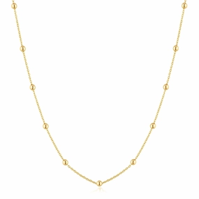 Ania Haie Gold Bobble Long Chain Necklace N060-04G