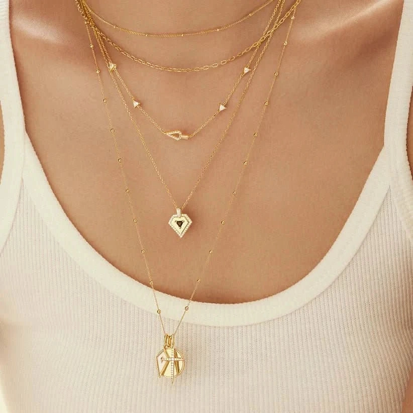 Ania Haie Gold Bobble Long Chain Necklace N060-04G