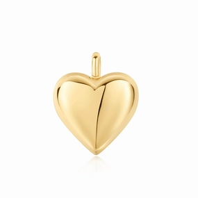 Ania Haie Gold Dome Heart Charm NC060-08G