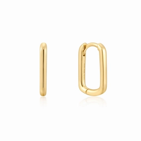 Ania Haie Gold Large Oval Huggies E059-08G