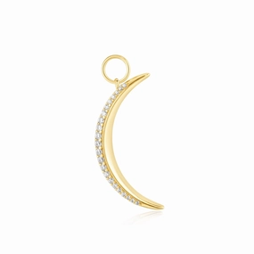 Ania Haie Gold Moon Pav Earring Charm EC060-01G