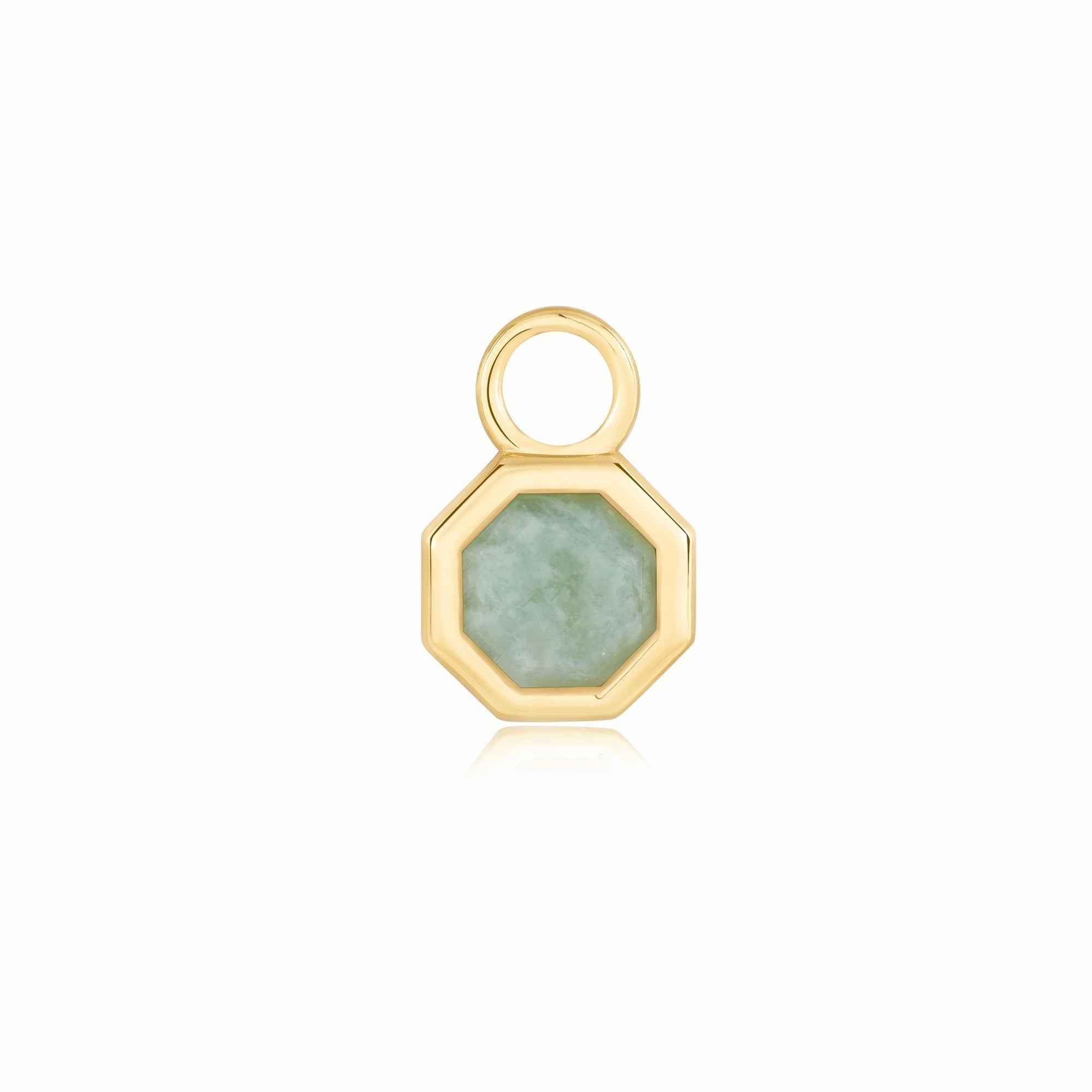Ania Haie Gold Octagon Gemstone Earring Charm EC055-02G