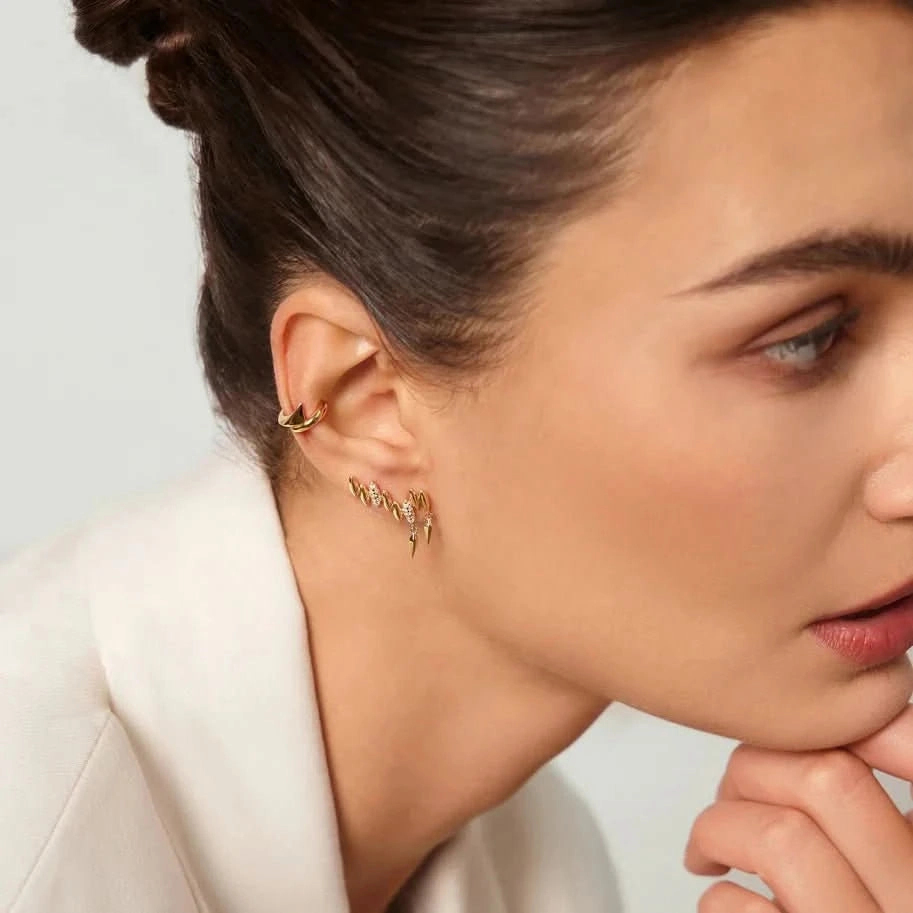Ania Haie Gold Spike Wrap Ear Cuff E051-01G