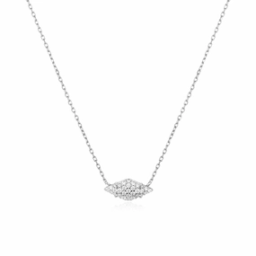 Ania Haie Silver Pave Sparkle Necklace N061-03H