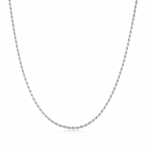 Ania Haie Silver Rope Twist Chain Necklace N058-04H