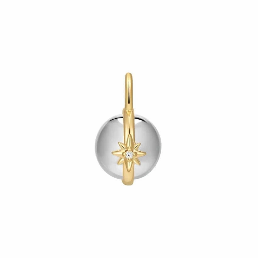 Ania Haie Two Tone Celestial Sphere Charm NC048-13T