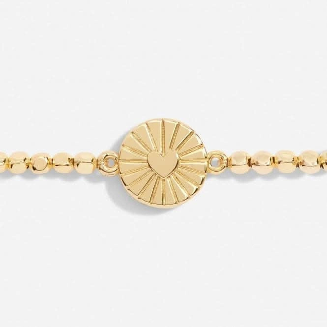Anklet Heart Gold Plated Anklet 23cm Stretch Anklet 6941