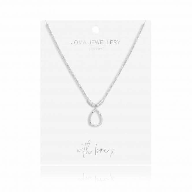 Arabella Hammered Teardrop Long Wrap Necklace  4878