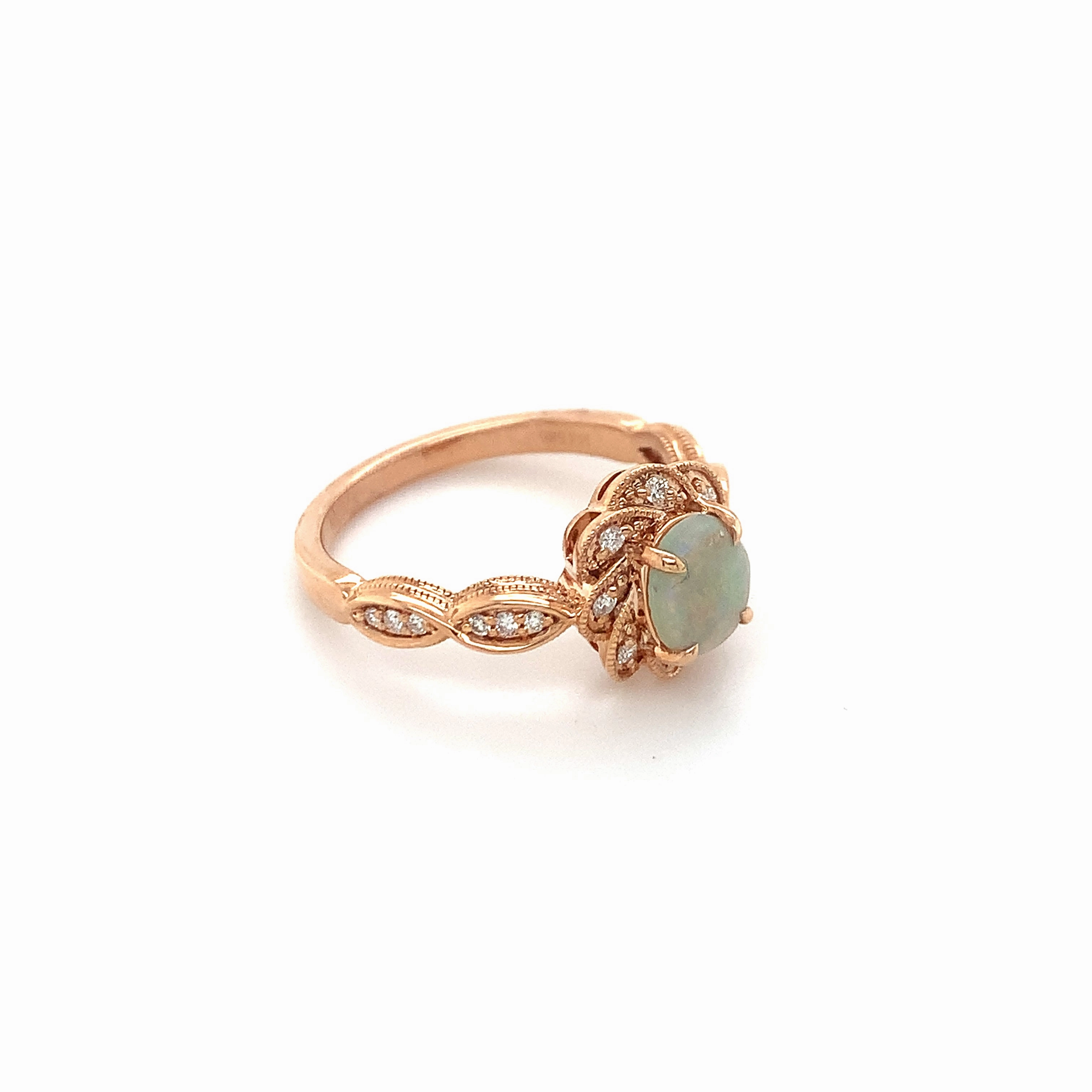 Arya Opal Rosegold Ring