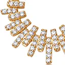 Astley Clarke Comet Burst 14ct Yellow Gold 0.31ct Diamond Pendant