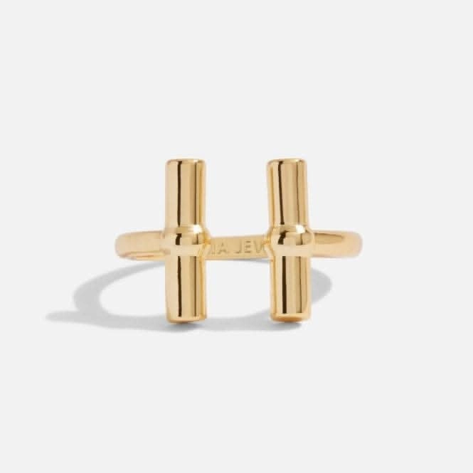 Aura Gold Bar Gold Ring 6302