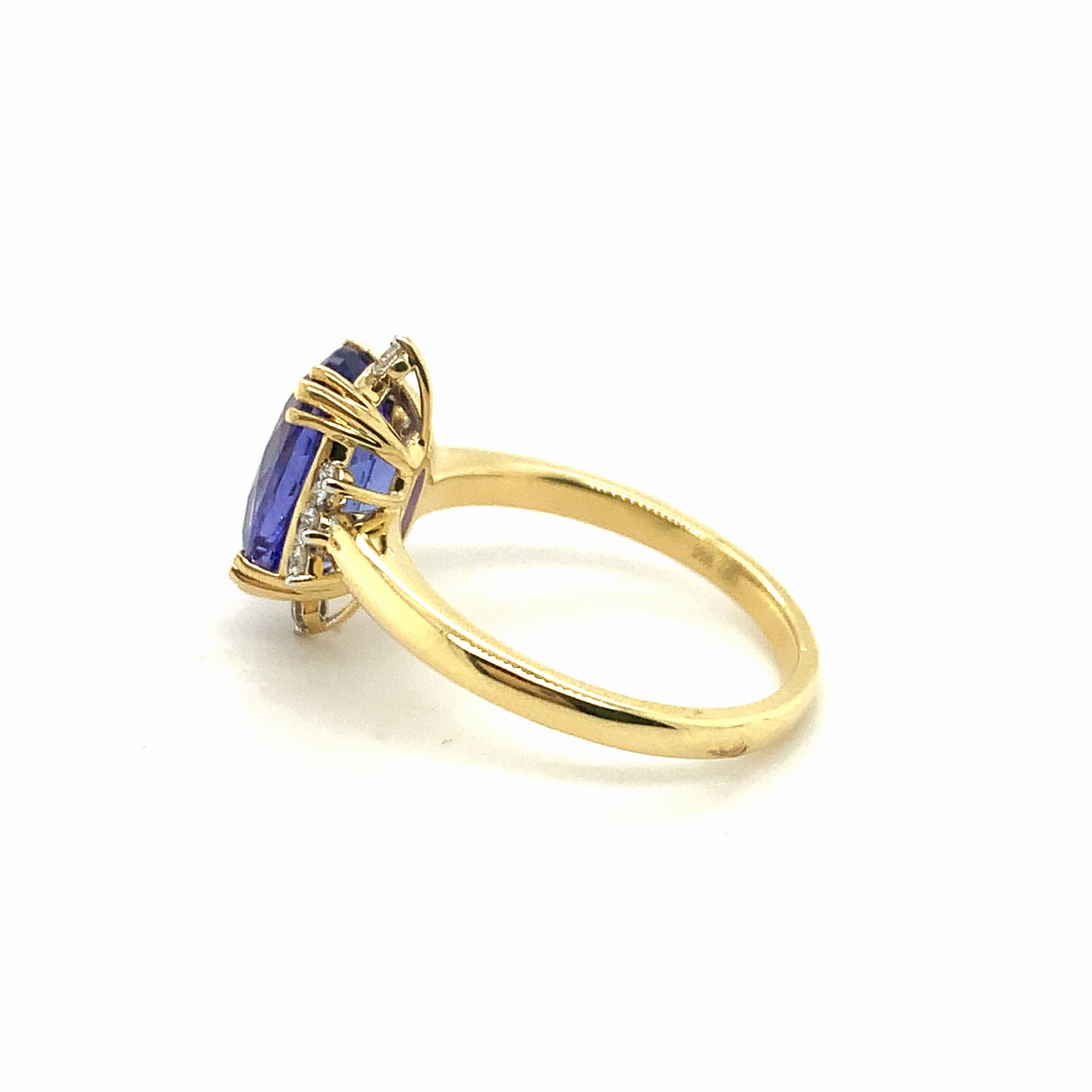 Aura Tanzanite Ring