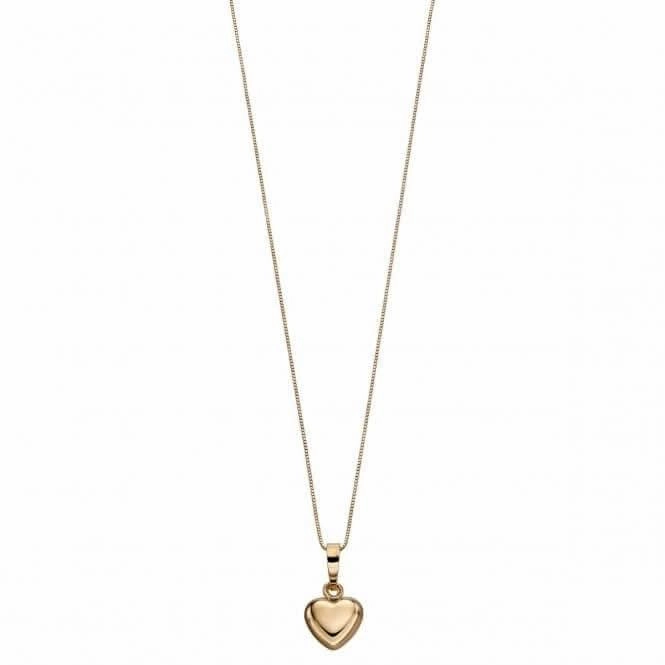 Beginnings Sterling Silver 9CT Yellow Gold Heart Pendant GP2106