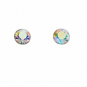 Beginnings Sterling Silver A824D Ab Crystal Stud Earrings