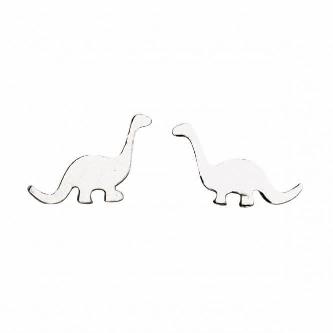 Beginnings Sterling Silver A967 Dinosaur Stud Earrings
