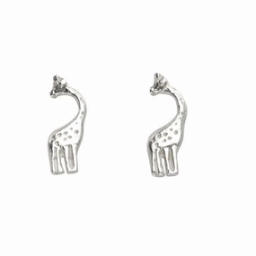 Beginnings Sterling Silver A969 Giraffe Stud Earrings