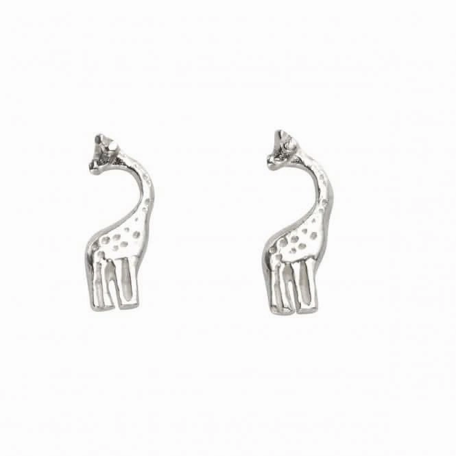 Beginnings Sterling Silver A969 Giraffe Stud Earrings