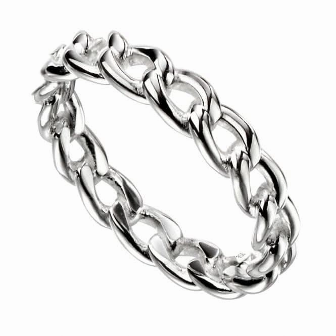 Beginnings  Sterling Silver Chain Ring R3609