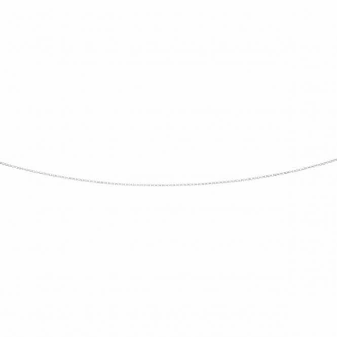 Beginnings Sterling Silver N3188 Round Belcher 41cm Chain