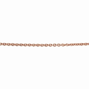Beginnings Sterling Silver N3909 Rose Gold Curb 56 5cm Chain
