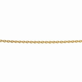 Beginnings Sterling Silver N3910 Yellow Gold Curb 56 5cm Chain