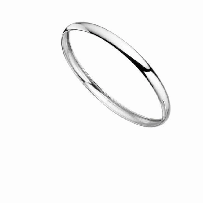 Beginnings Sterling Silver Plain Bangle B4027