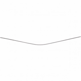 Beginnings Sterling Silver Rhodium Plated Box Chain Chain N3811
