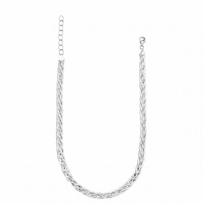 Beginnings Sterling Silver Treccia Weave Necklaces N3013