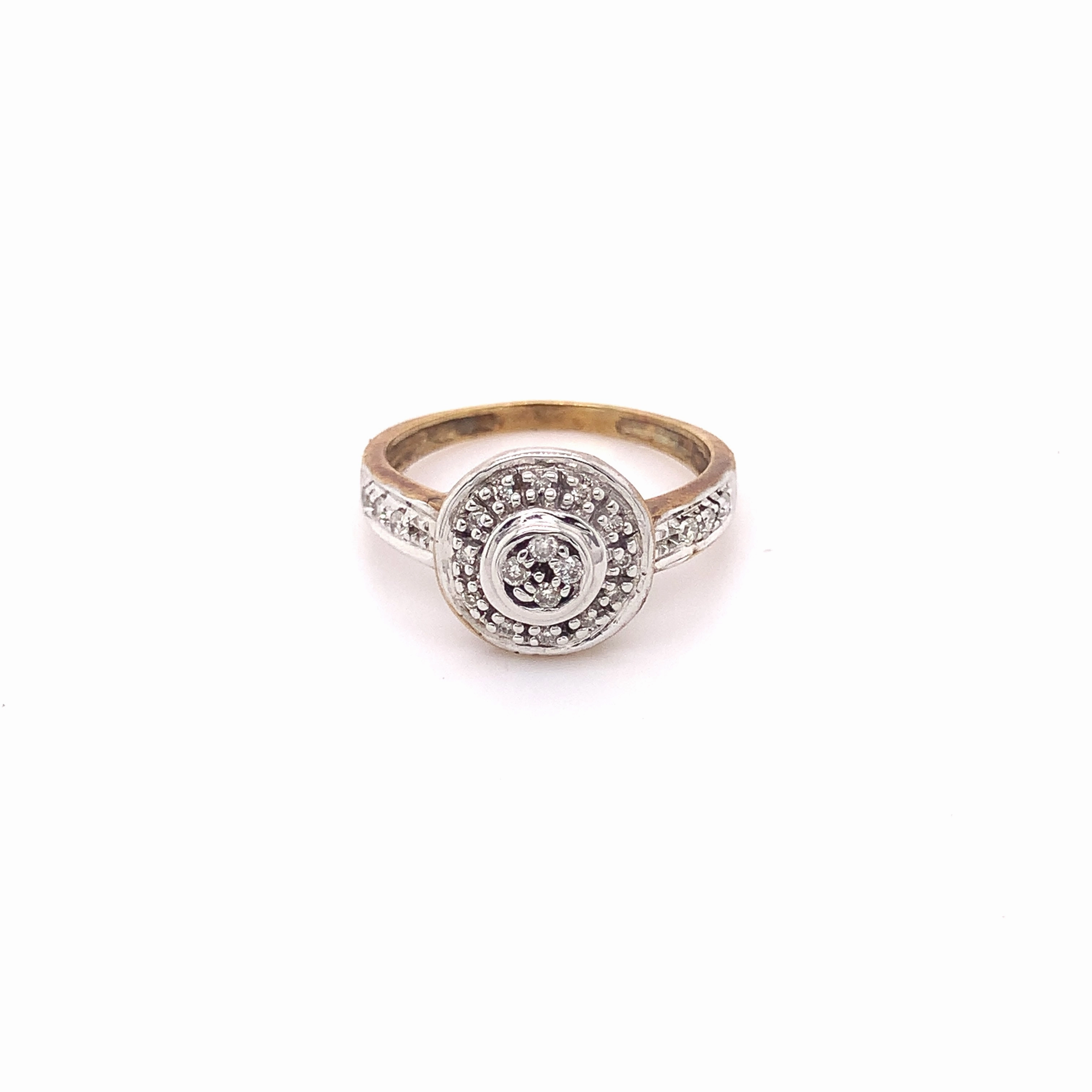 Belinda Diamond Yellow Gold Ring