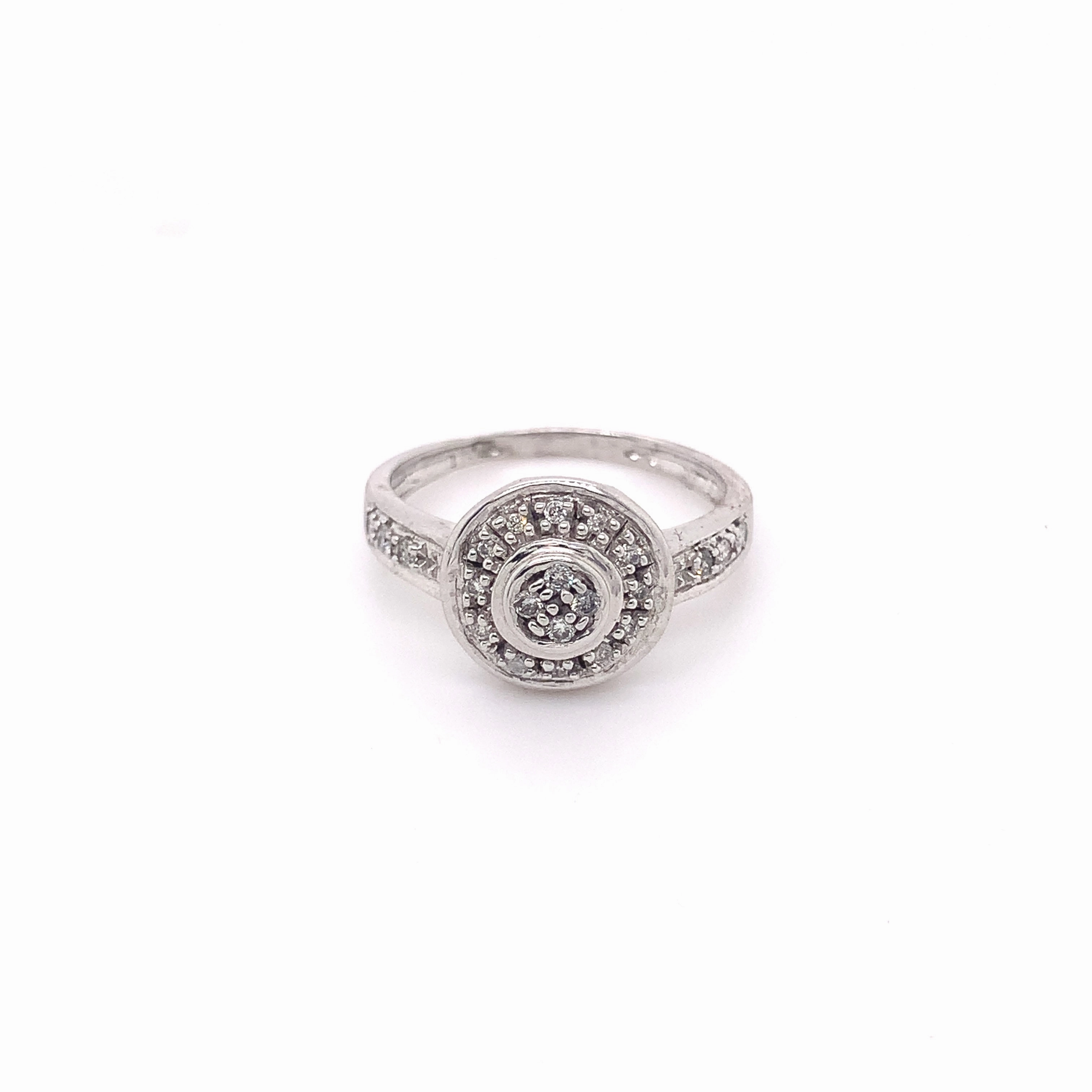 Belinda White Gold Ring