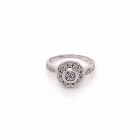 Belinda White Gold Ring