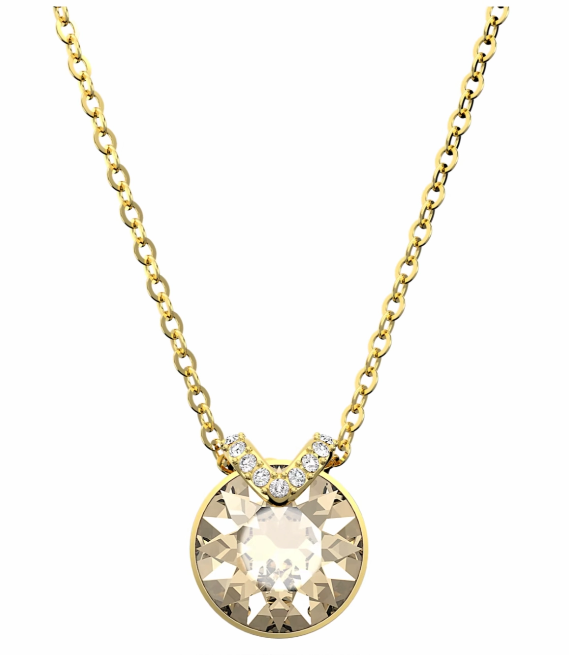Bella Yellow V Necklace & Earring