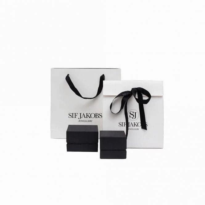 Blue and White Zirconia Ellera Medio Earrings SJ-E2859-GBL-YG