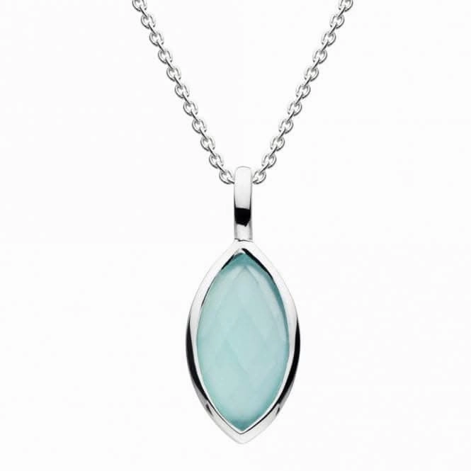 Blue Chalcedony Marquise Pendant 97820BLC