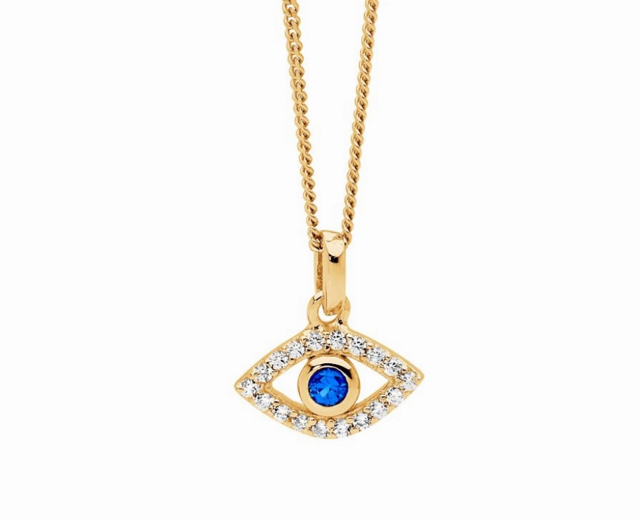 Blue Evil Eye Pendant - 3 colours