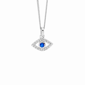 Blue Evil Eye Pendant - 3 colours