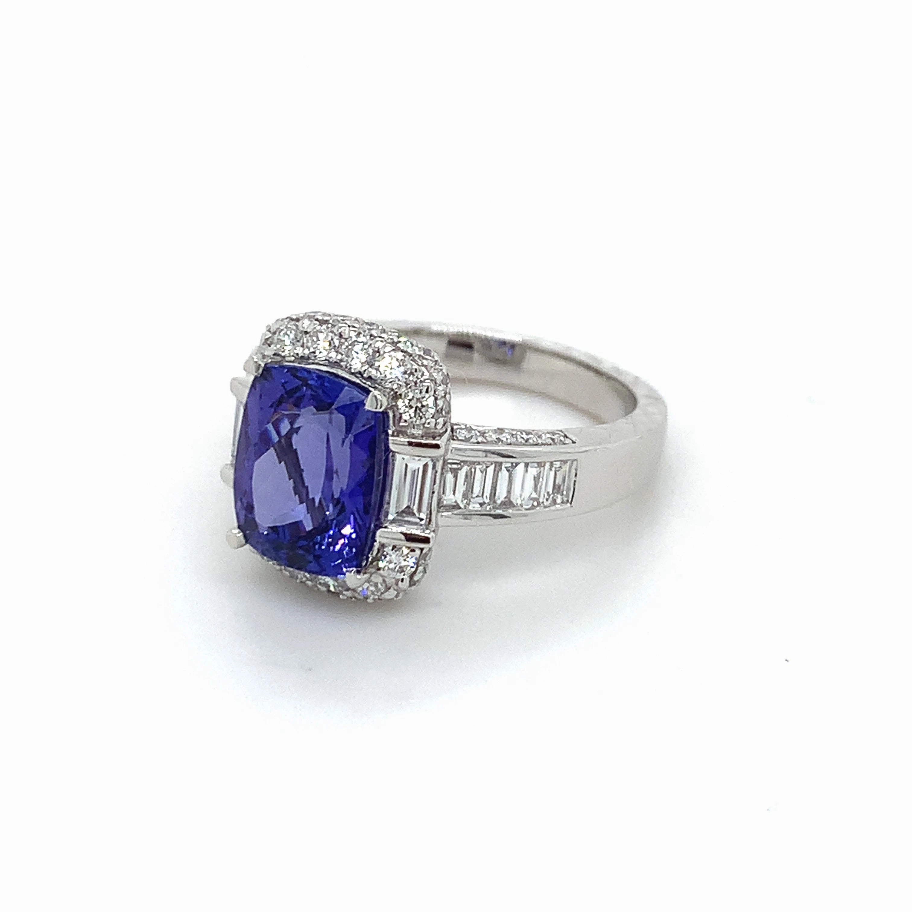 Blue Tanzanite Ring
