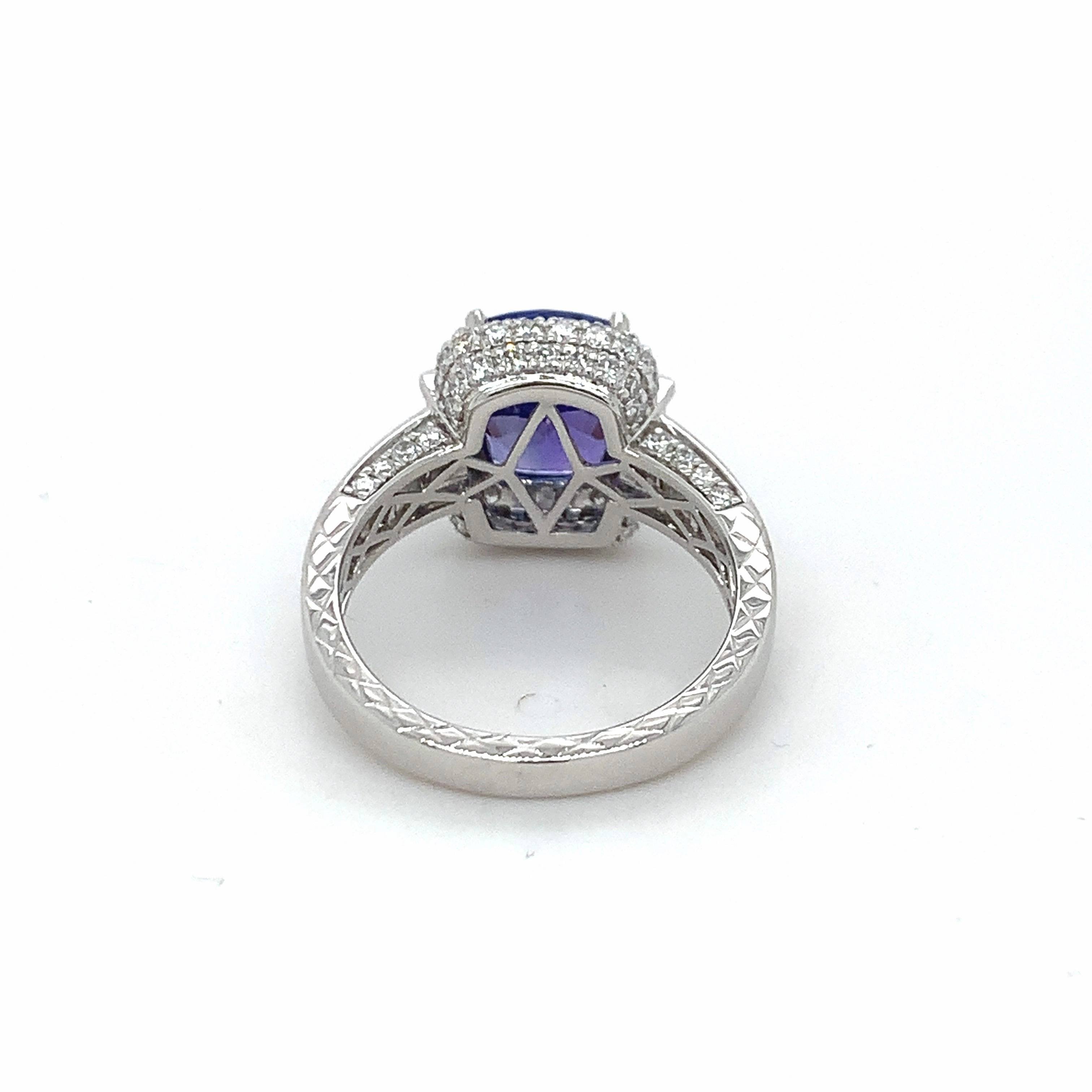Blue Tanzanite Ring
