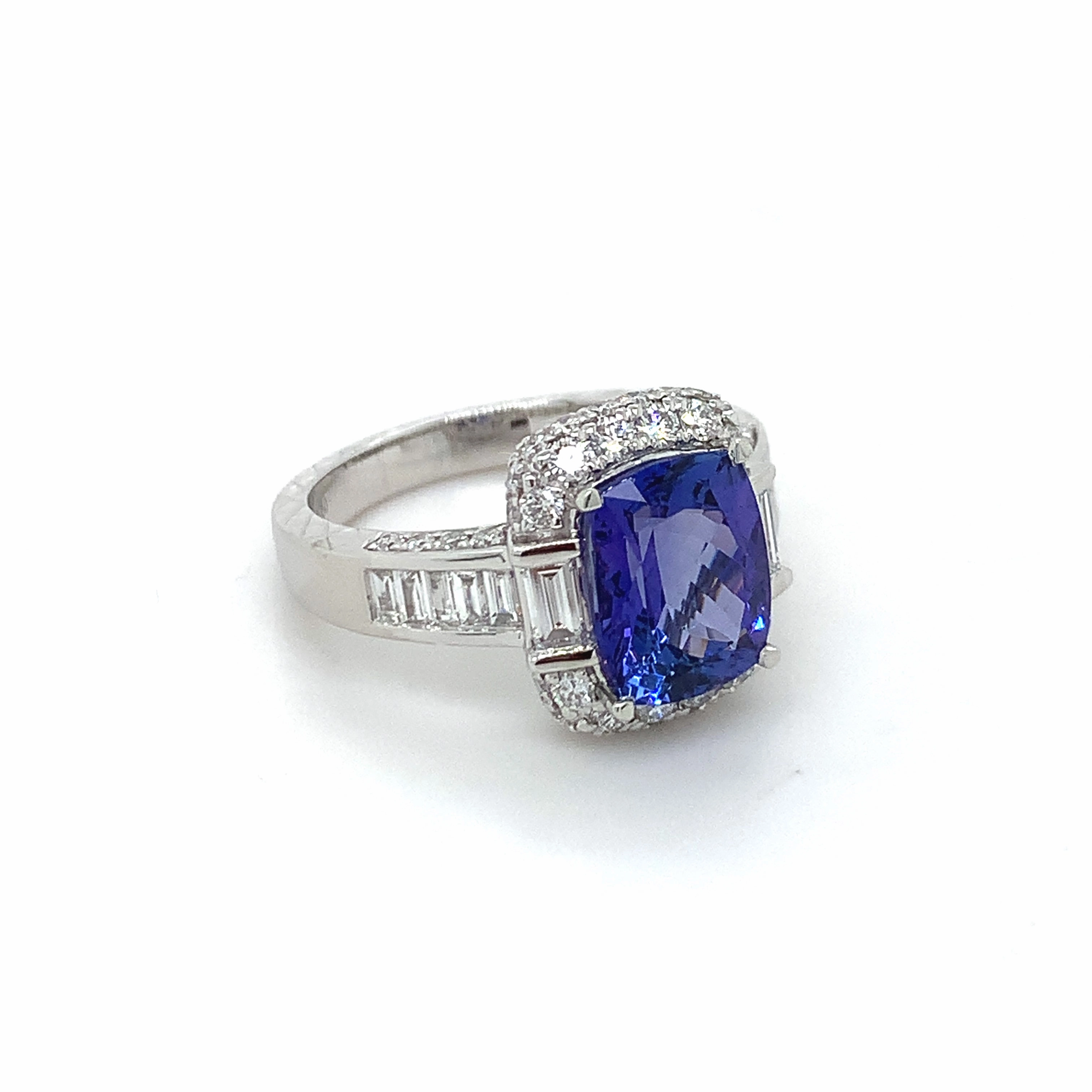 Blue Tanzanite Ring