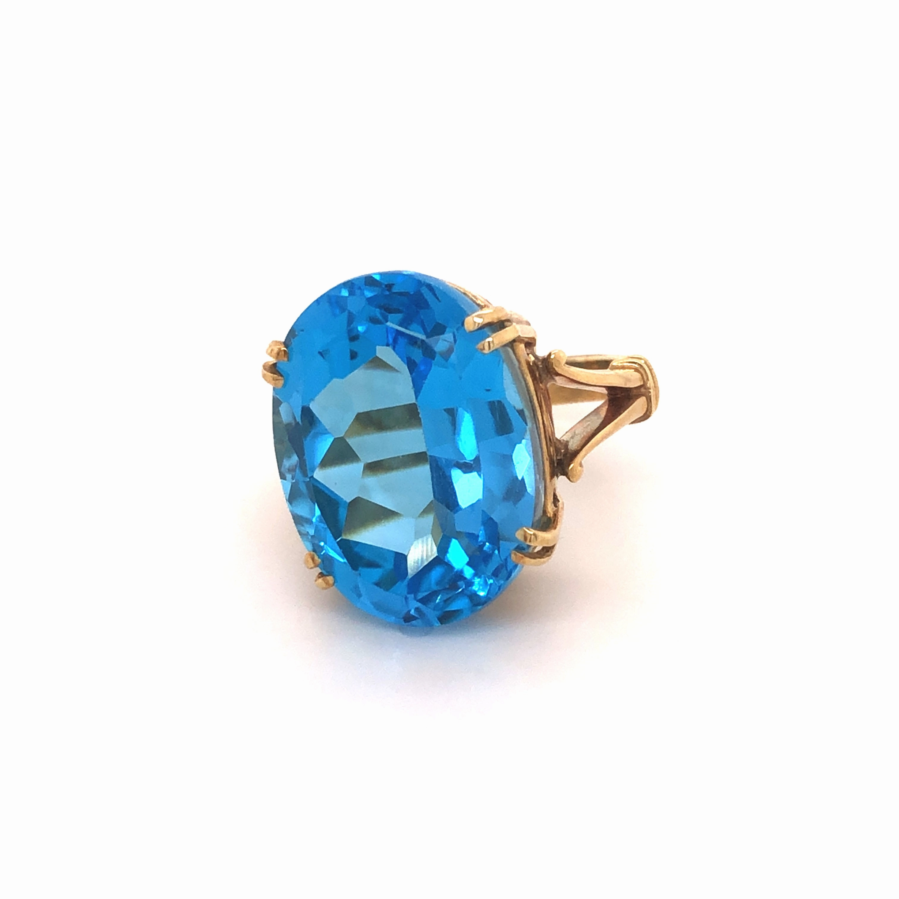 Blue Topaz Ring