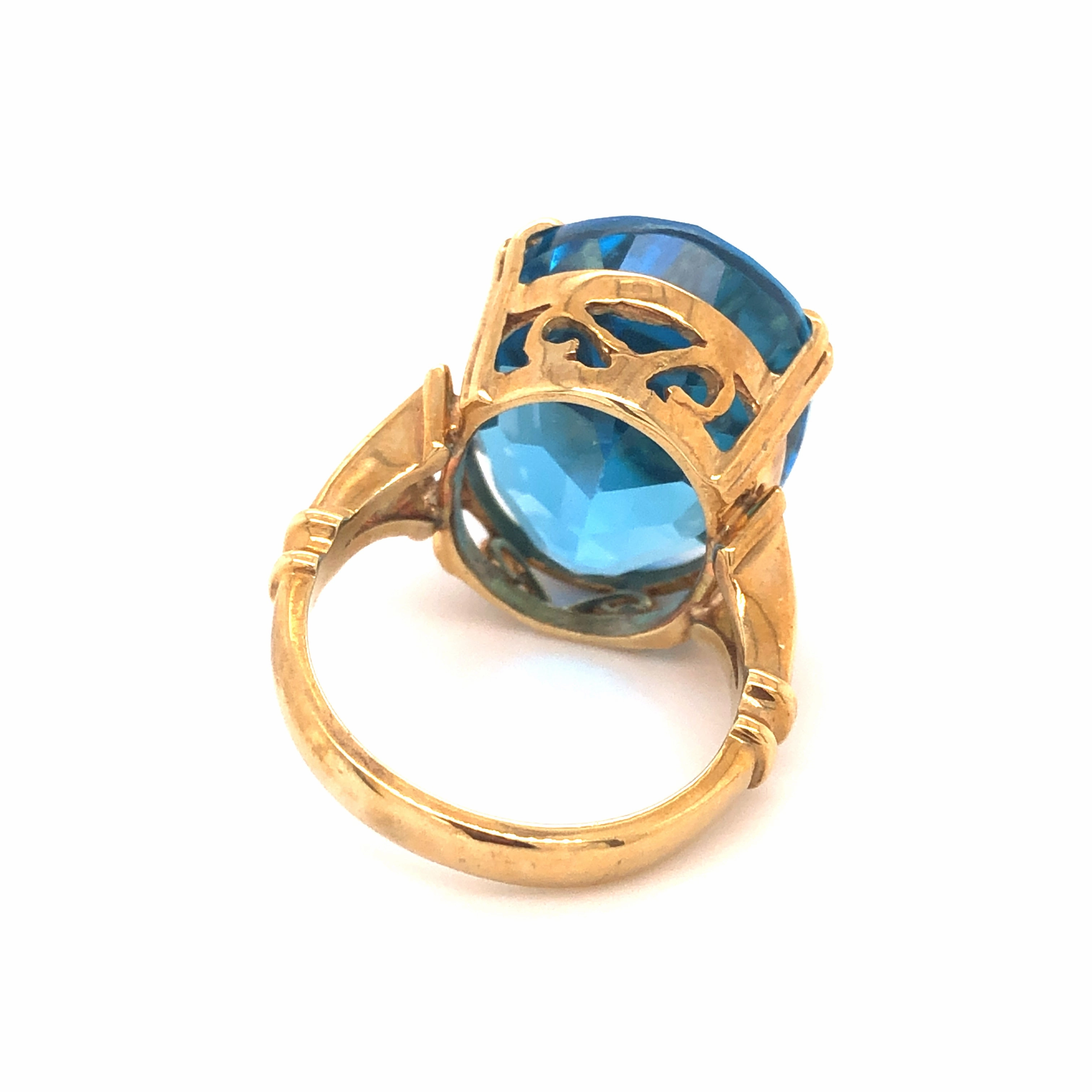 Blue Topaz Ring