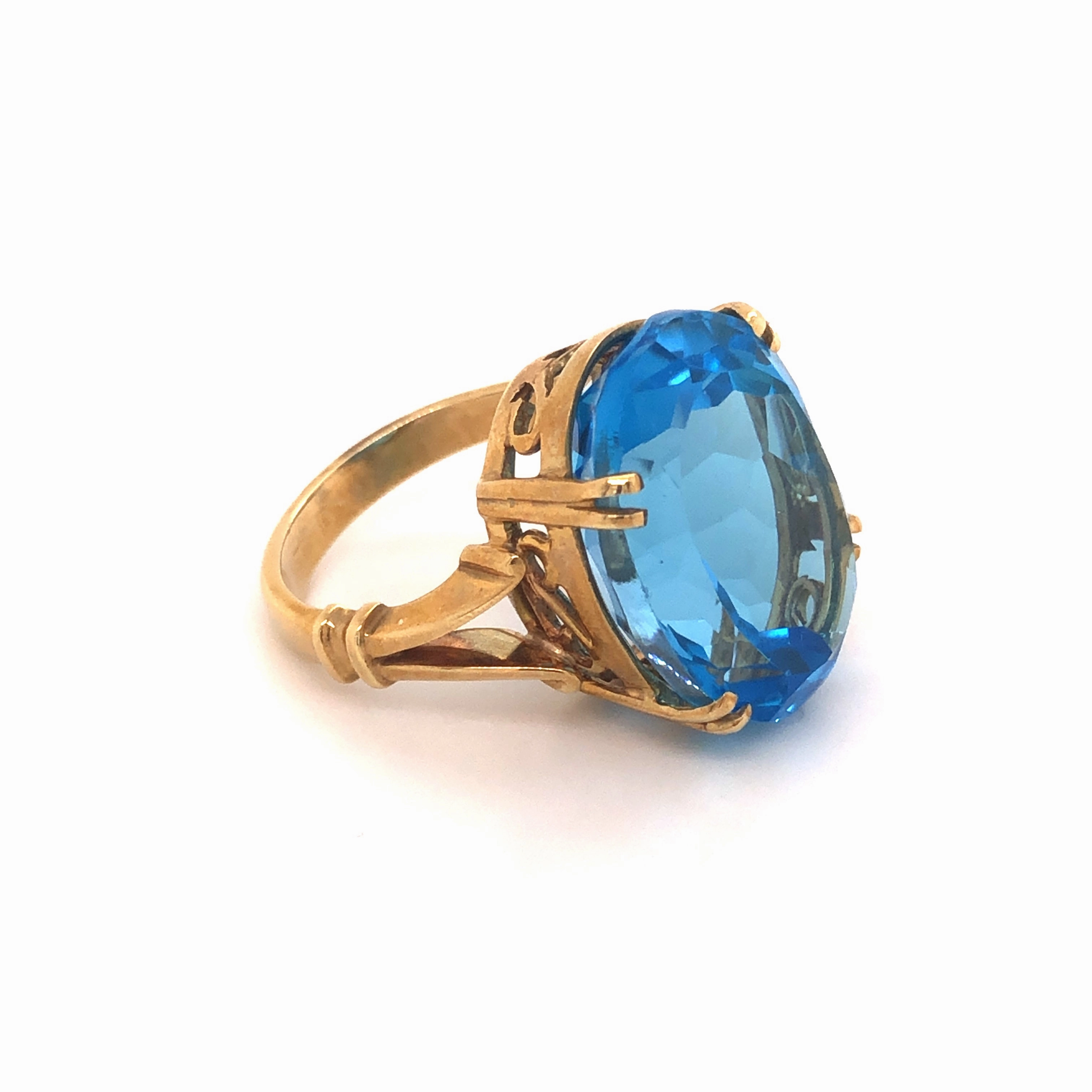Blue Topaz Ring