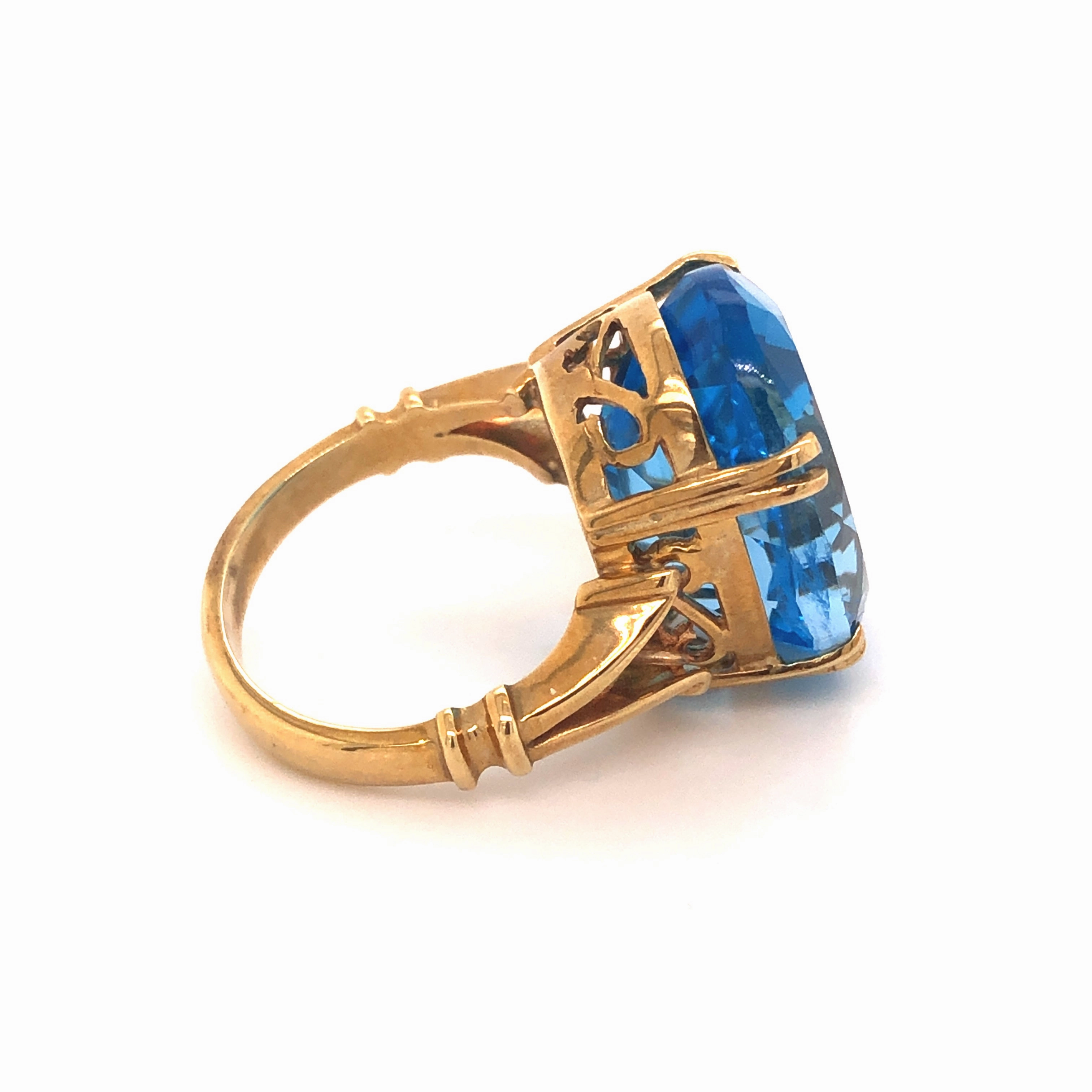 Blue Topaz Ring