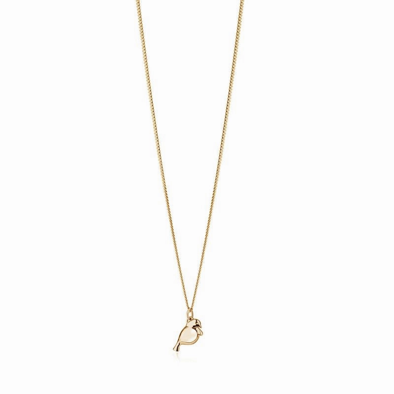 Boh Runga - Baby Tui Pendant Gold Plate