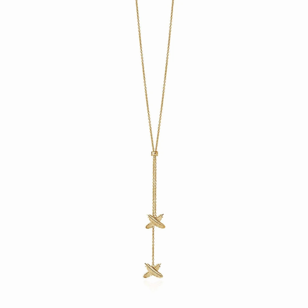 Boh Runga - Double Kisses Pendant Gold Plated